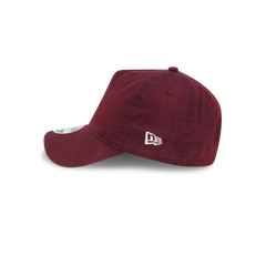 New Era Branded Washed Maroon 9FORTY A-Frame Unstructured Snapback Hat