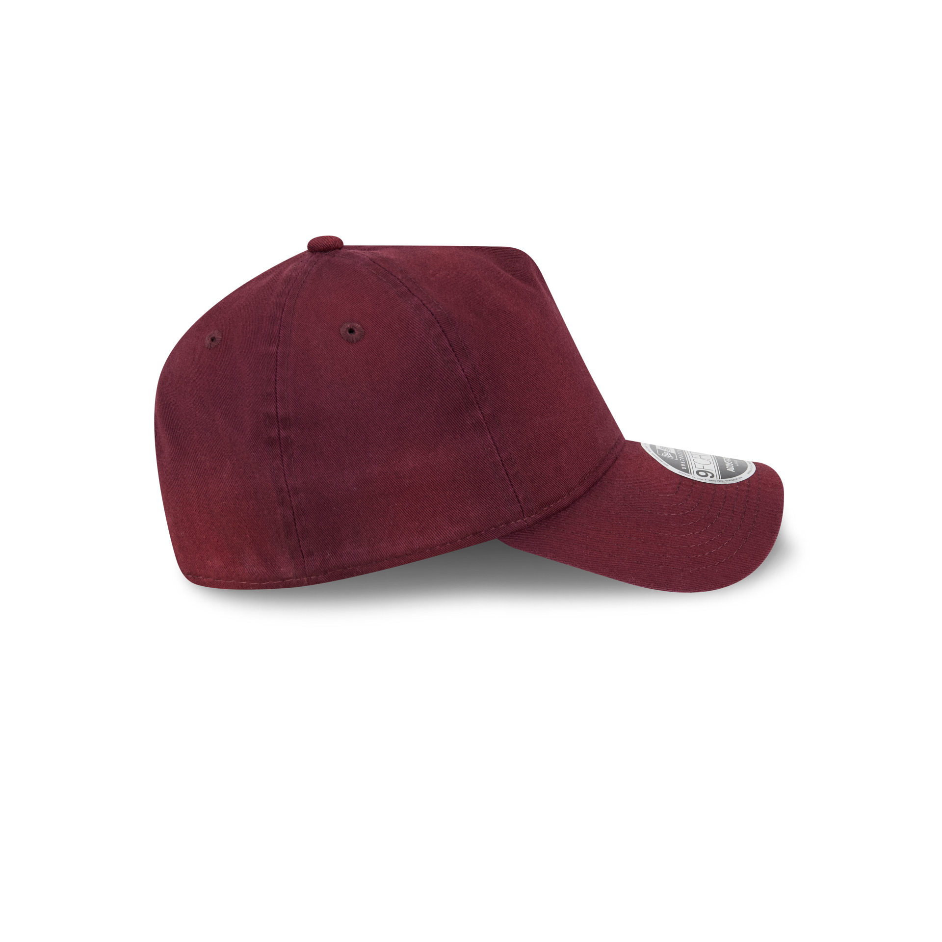 New Era Branded Washed Maroon 9FORTY A-Frame Unstructured Snapback Hat