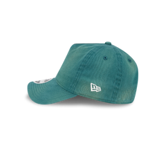 New Era Branded Washed Pine Needle Green 9FORTY A-Frame Unstructured Snapback Hat