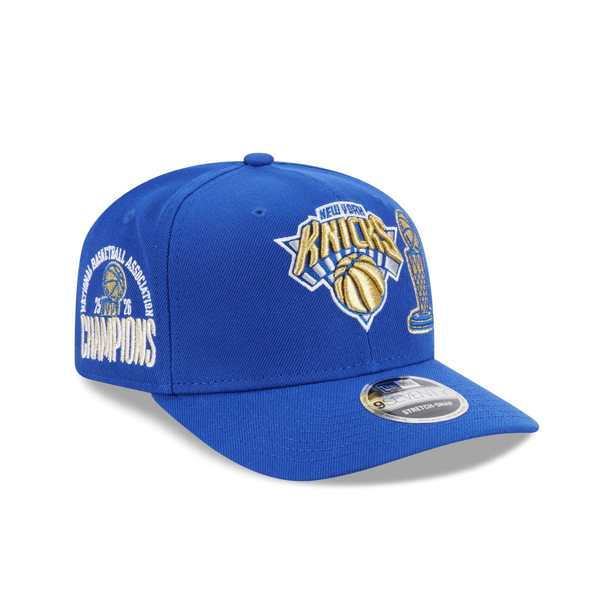 New York Knicks 2026 NBA Ring Ceremony Blue 9SEVENTY Stretch-Snap Hat
