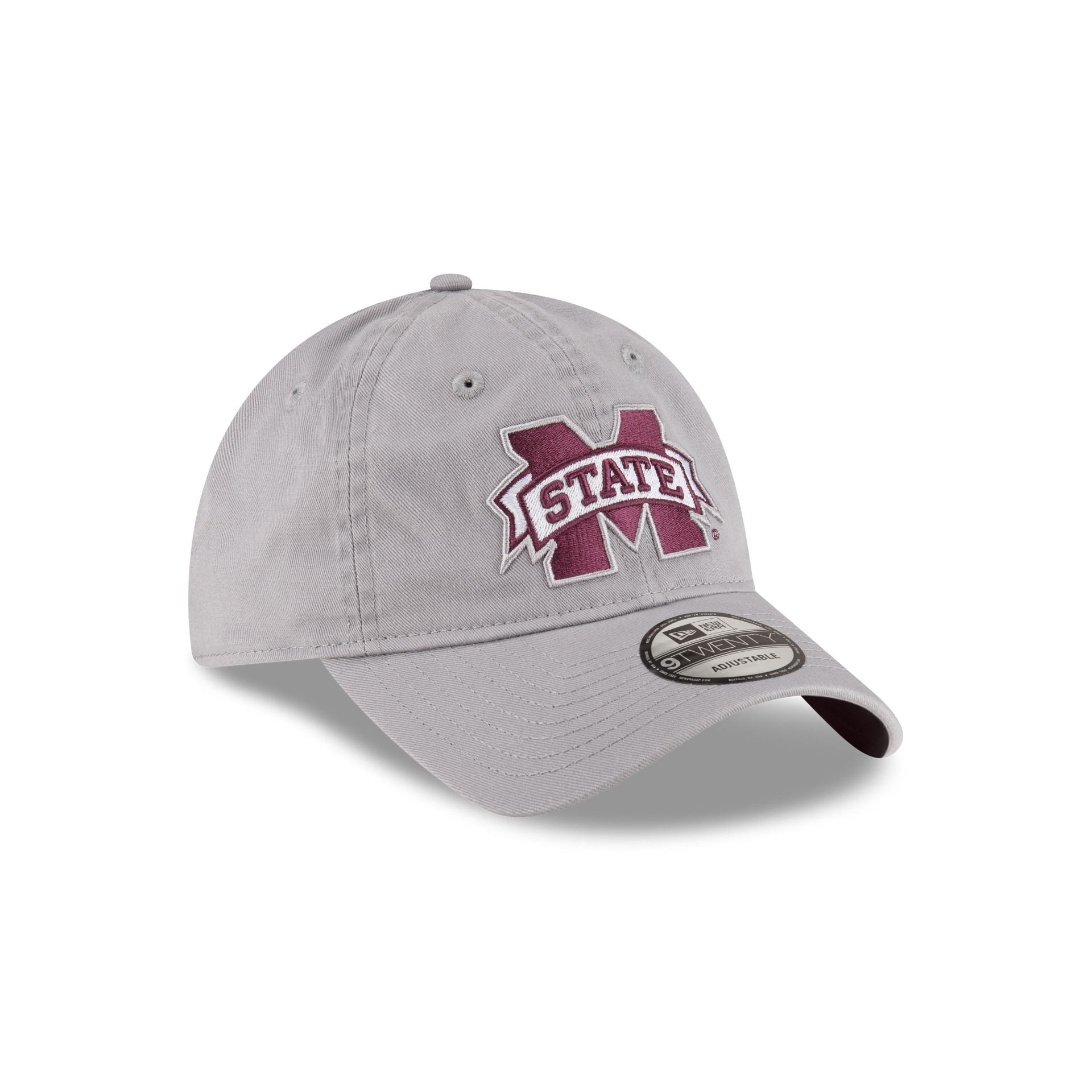 Mississippi State Bulldogs Gray 9TWENTY Adjustable Hat
