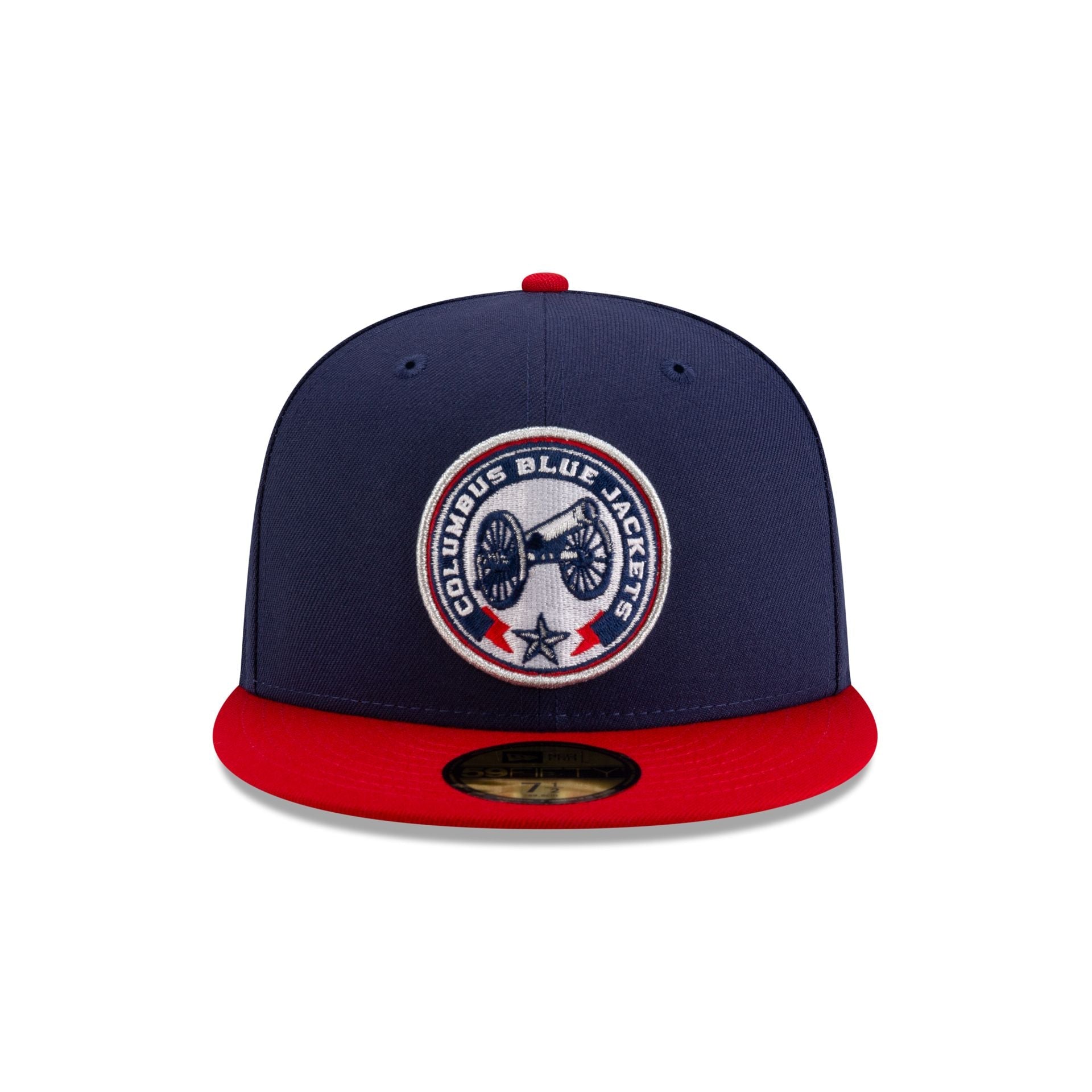 Columbus Blue Jackets Navy & Scarlet 59FIFTY Fitted Hat
