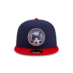 Columbus Blue Jackets Navy & Scarlet 59FIFTY Fitted Hat