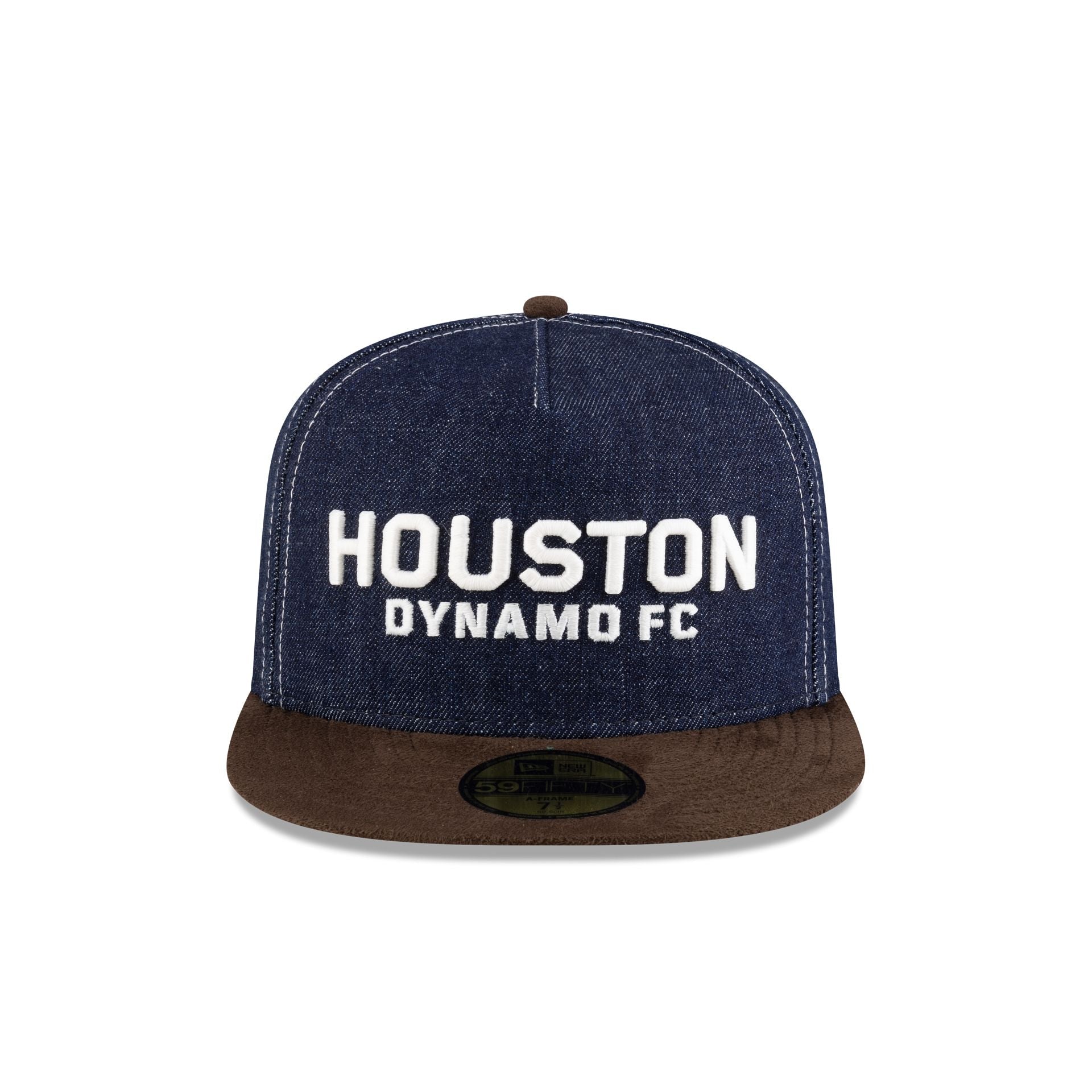 Houston Dynamo Houston Pack Denim 59FIFTY A-Frame Fitted Hat