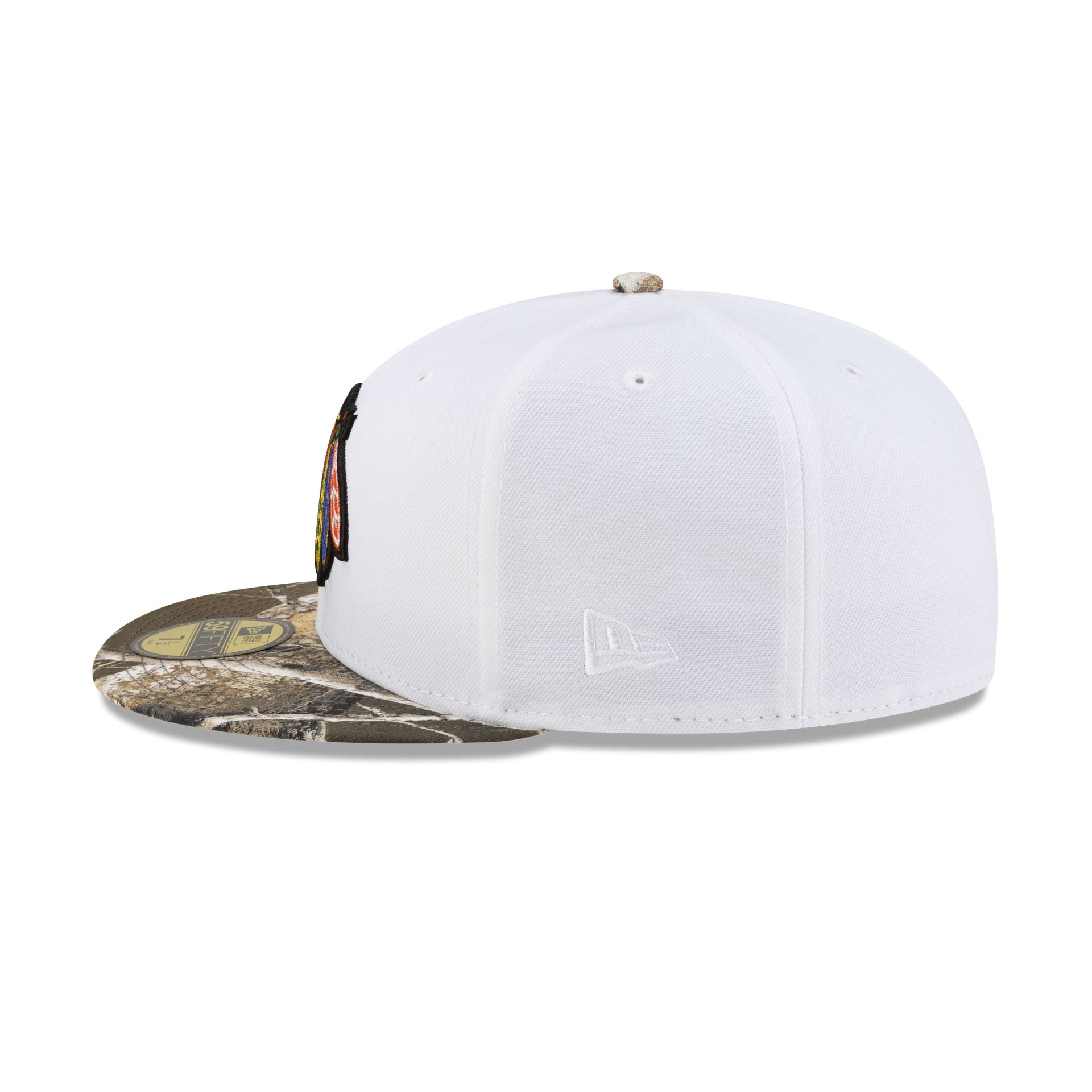 Chicago Blackhawks Realtree Visor 59FIFTY Fitted Hat
