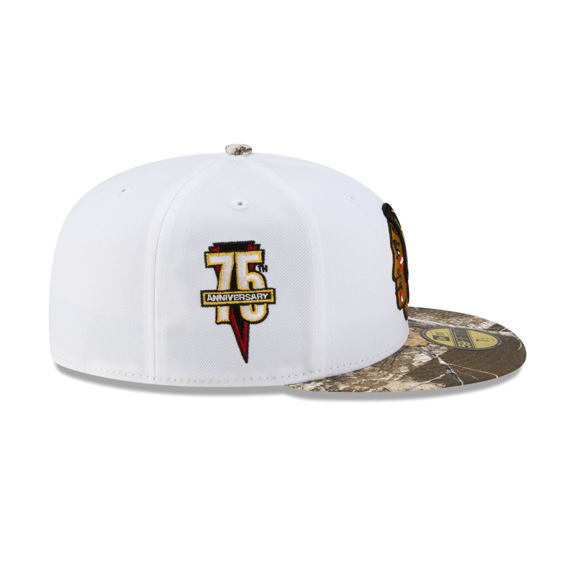 Chicago Blackhawks Realtree Visor 59FIFTY Fitted Hat