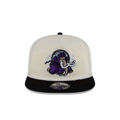 Erie Moon Mammoths Chrome White Golfer Adjustable Hat