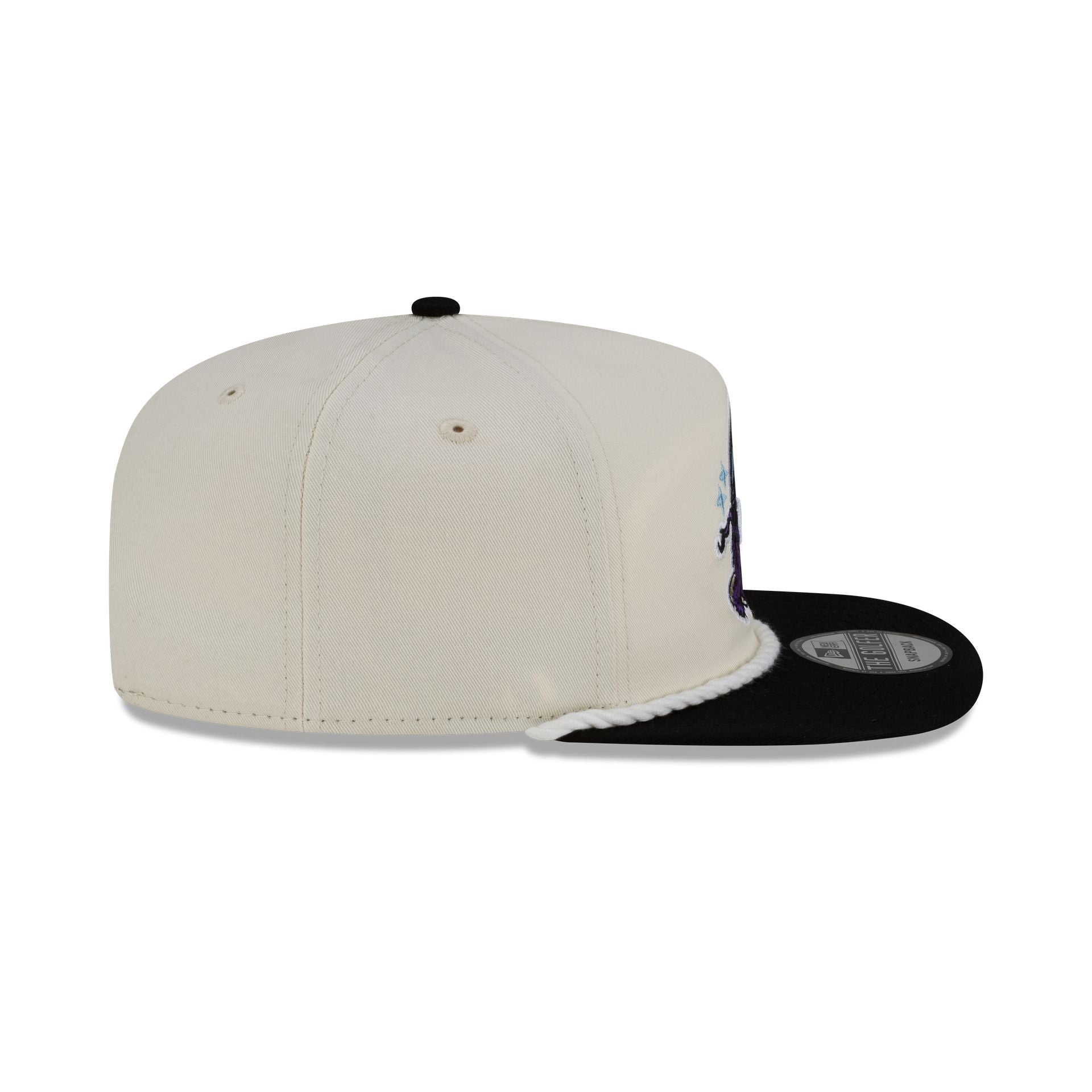 Erie Moon Mammoths Chrome White Golfer Adjustable Hat