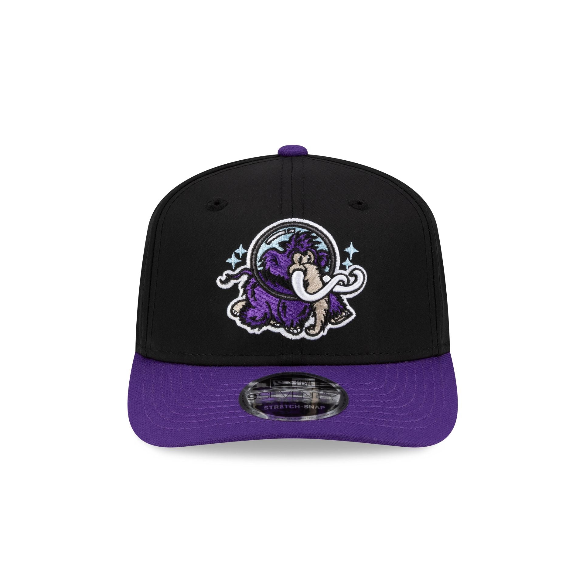 Erie Moon Mammoths Black 9SEVENTY Stretch-Snap Hat