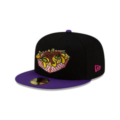 Memphis Redbirds Black Food Pack 59FIFTY Fitted Hat