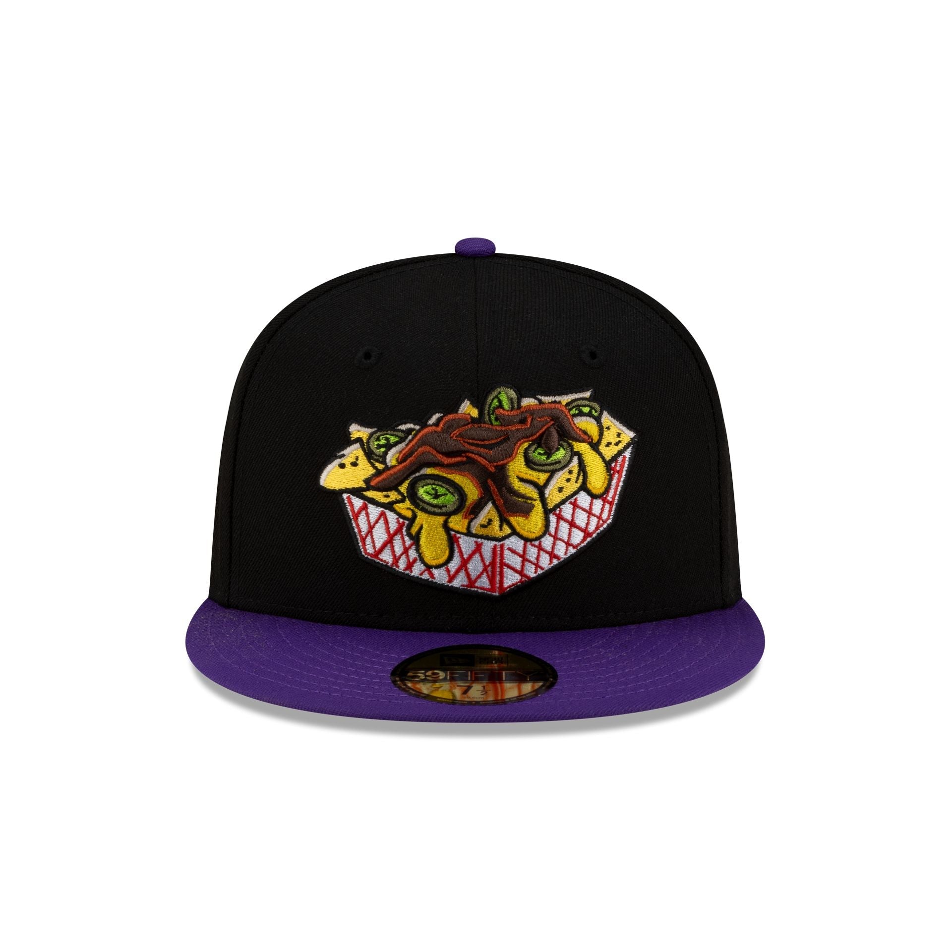Memphis Redbirds Black Food Pack 59FIFTY Fitted Hat