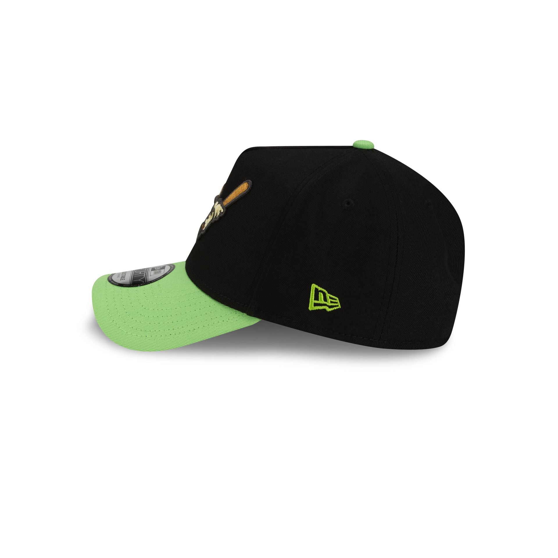 Akron RubberDucks Black Food Pack 9FORTY A-Frame Snapback Hat