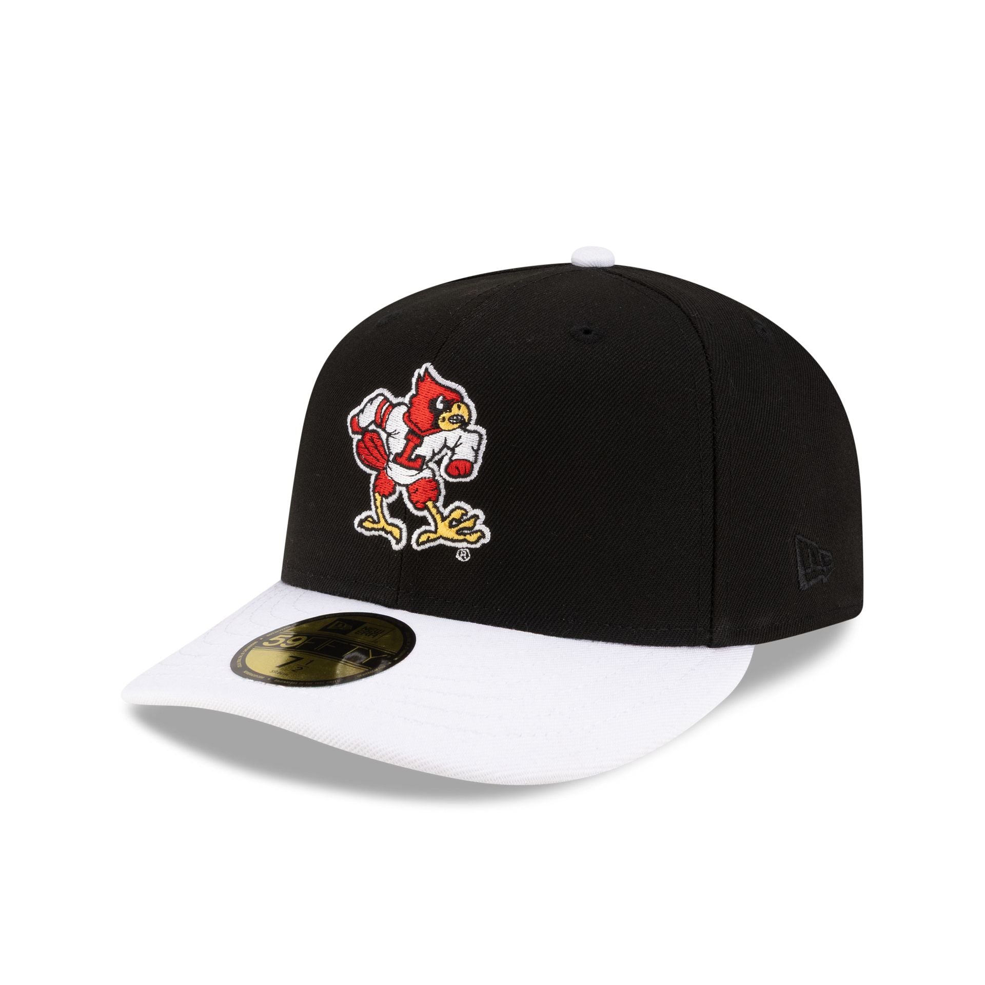 Just Caps College Champions Sidepatch Louisville Cardinals 59FIFTY Fitted Hat