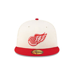 Detroit Red Wings 100th Anniversary Chrome Corduroy 59FIFTY Fitted Hat