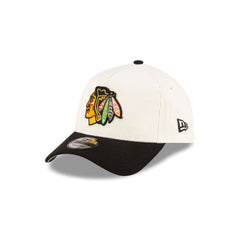 Chicago Blackhawks 100th Anniversary Chrome Corduroy 9FORTY A-Frame Snapback Hat