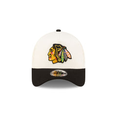 Chicago Blackhawks 100th Anniversary Chrome Corduroy 9FORTY A-Frame Snapback Hat