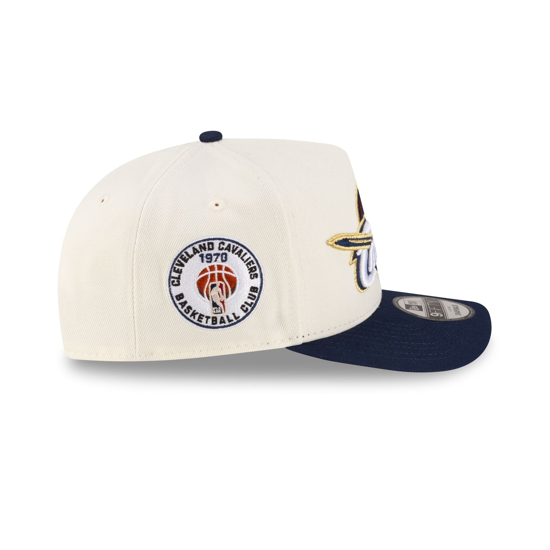 Cleveland Cavaliers 2010-2017 Hardwood Classics Express Chrome White 9FIFTY A-Frame Snapback Hat