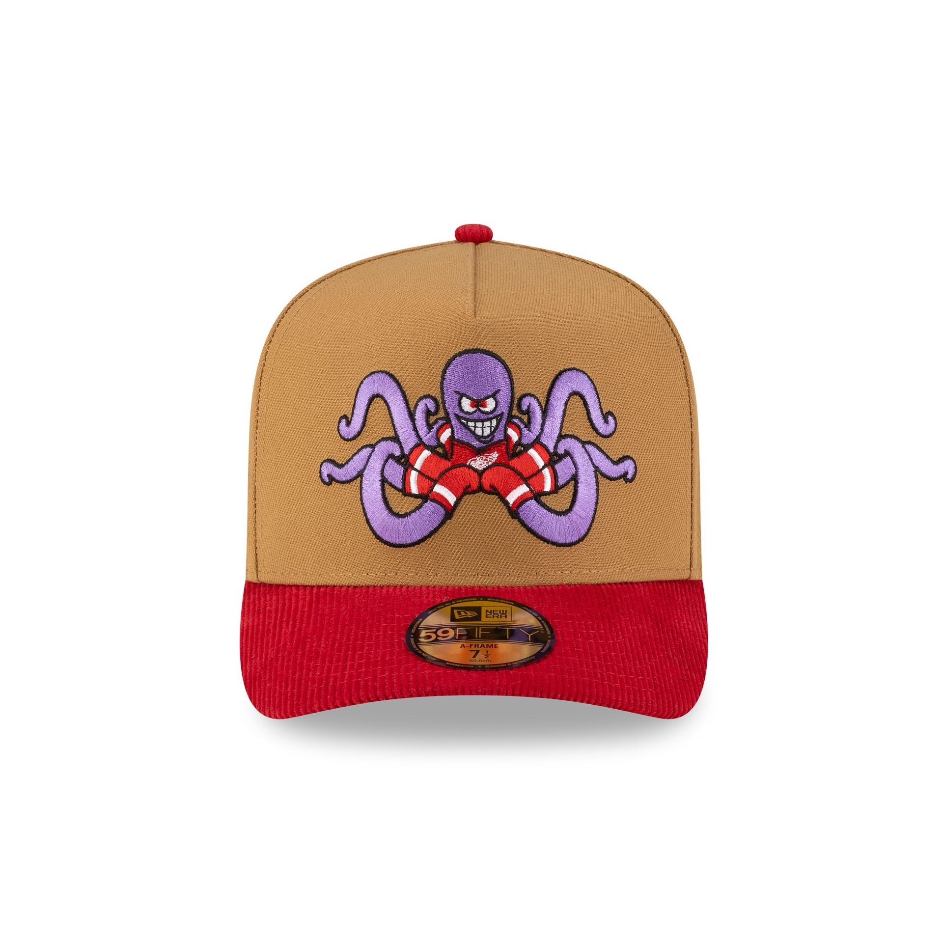 Just Caps Golden Pack Detroit Red Wings 59FIFTY A-Frame Fitted Hat