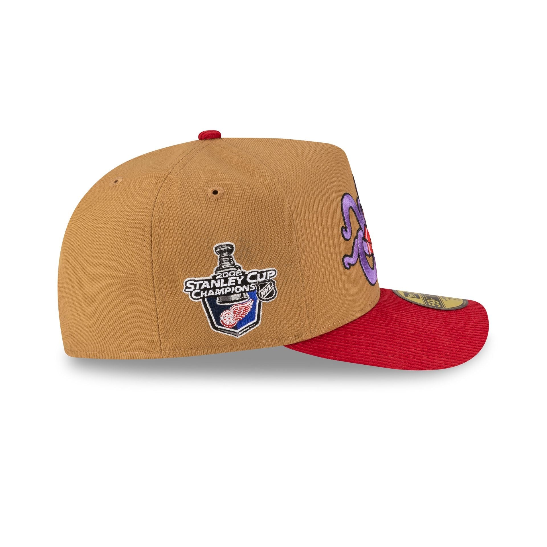 Just Caps Golden Pack Detroit Red Wings 59FIFTY A-Frame Fitted Hat