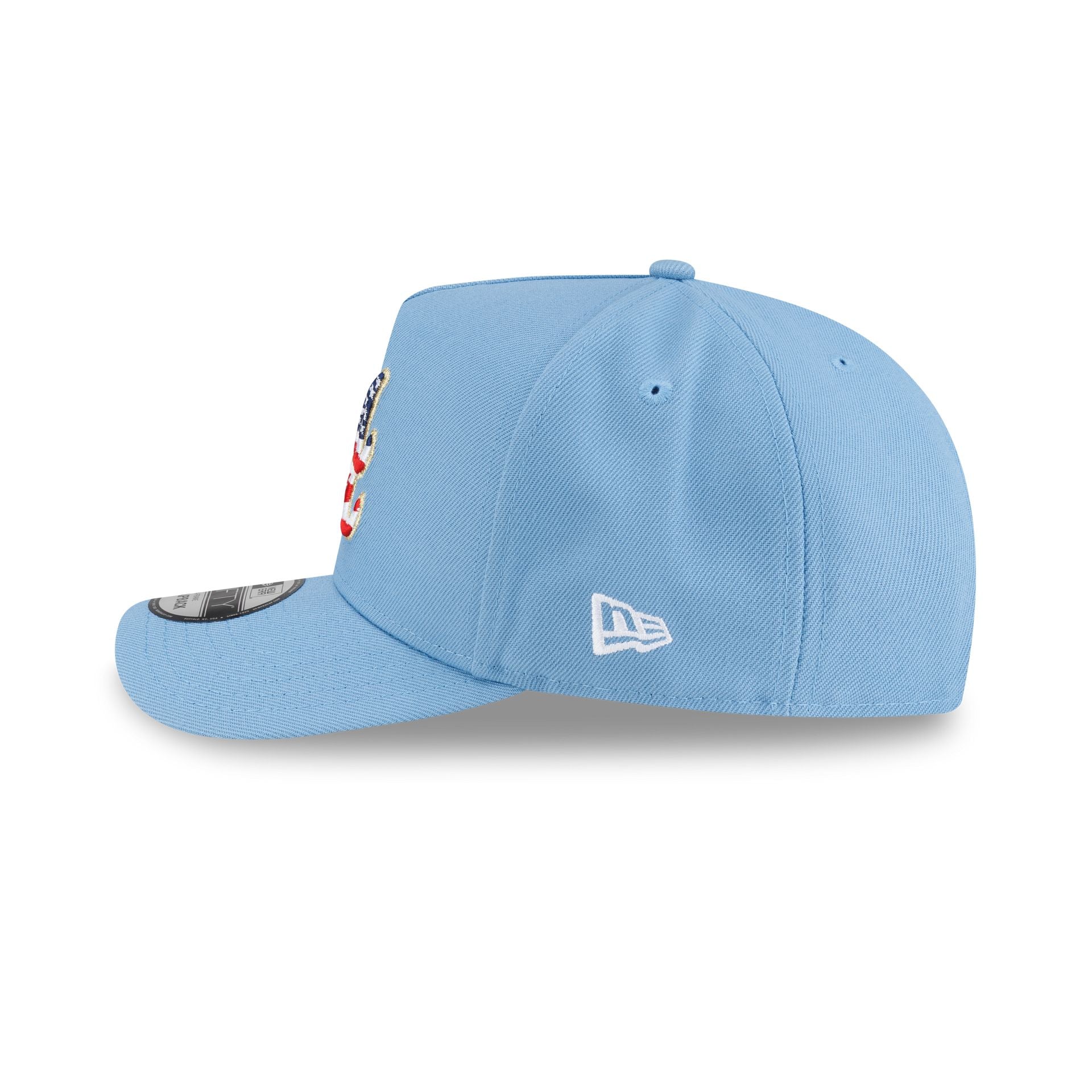 Atlanta Braves Red, White & Blue 9FIFTY A-Frame Snapback Hat