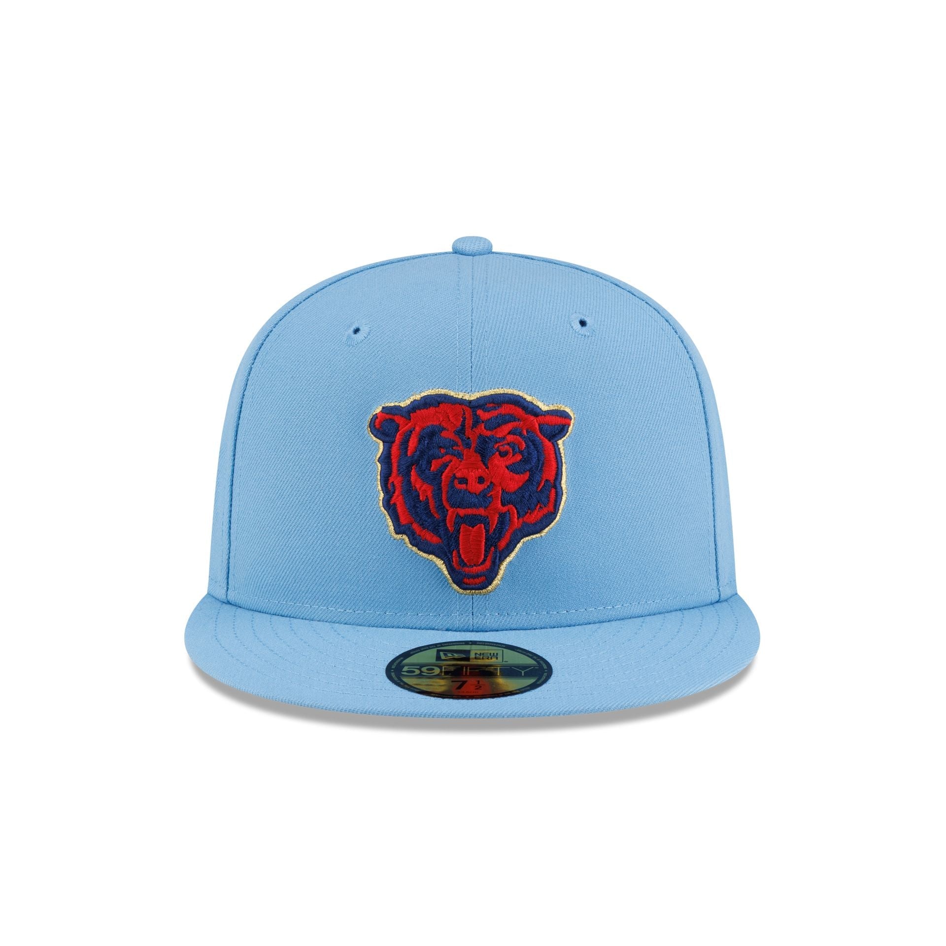 Chicago Bears Red, White & Blue 59FIFTY Fitted Hat