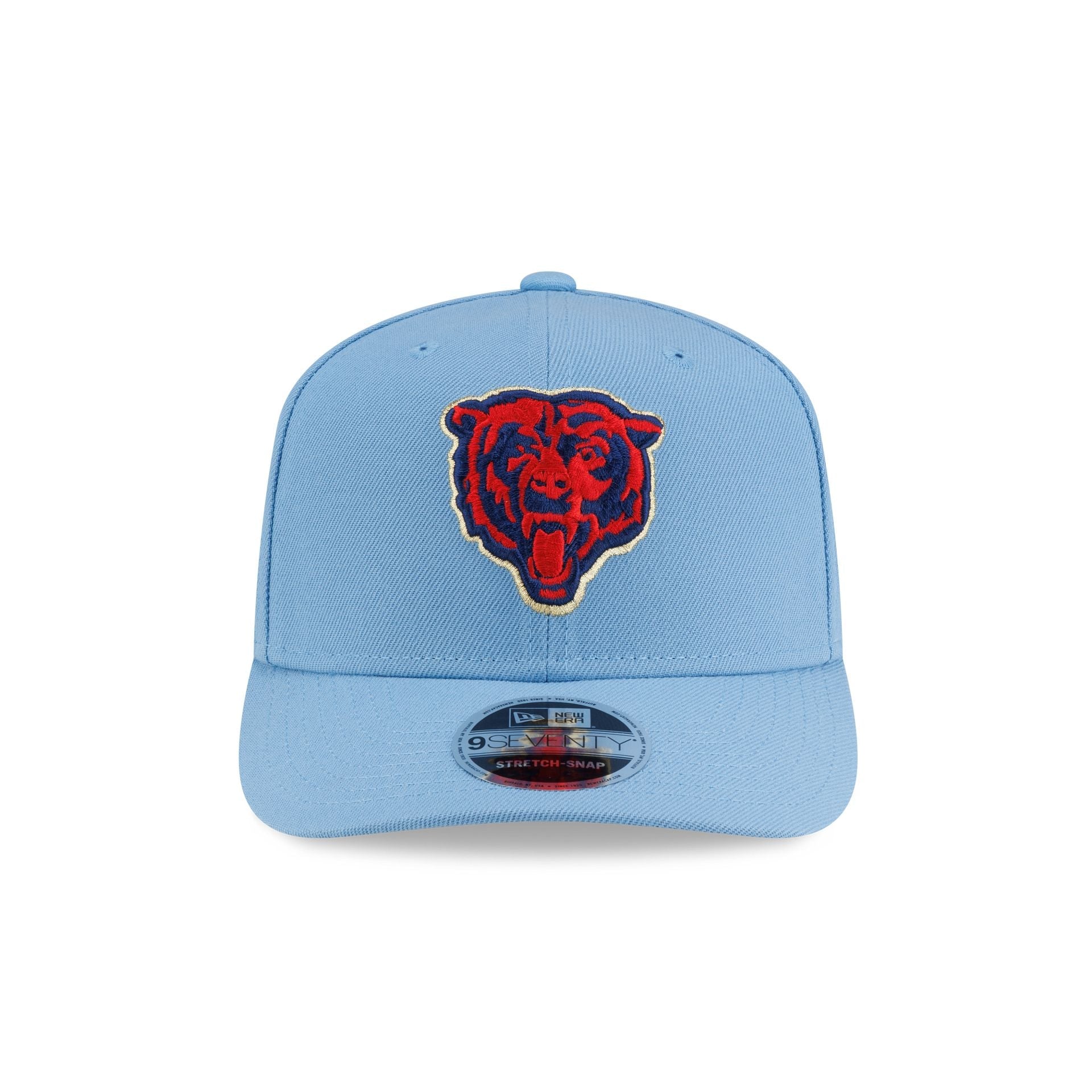 Chicago Bears Red, White & Blue 9SEVENTY Stretch-Snap Hat