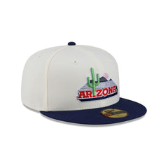 Arizona Wildcats Vault Chrome 59FIFTY Fitted Hat