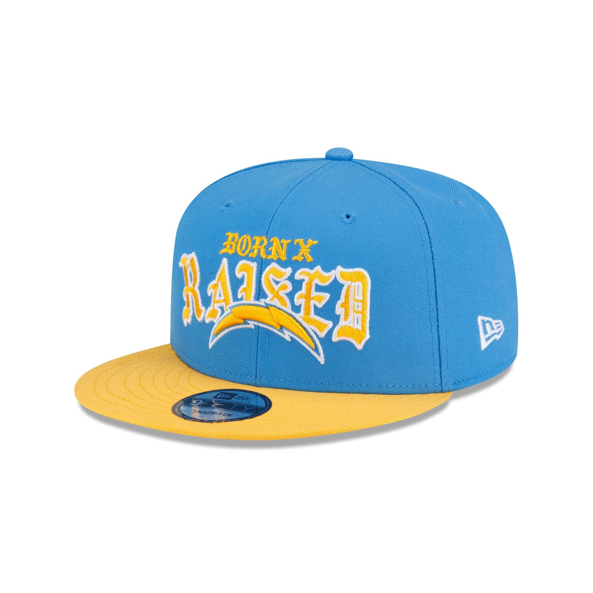 Born x Raised x Los Angeles Chargers Two-Tone 9FIFTY Snapback Hat