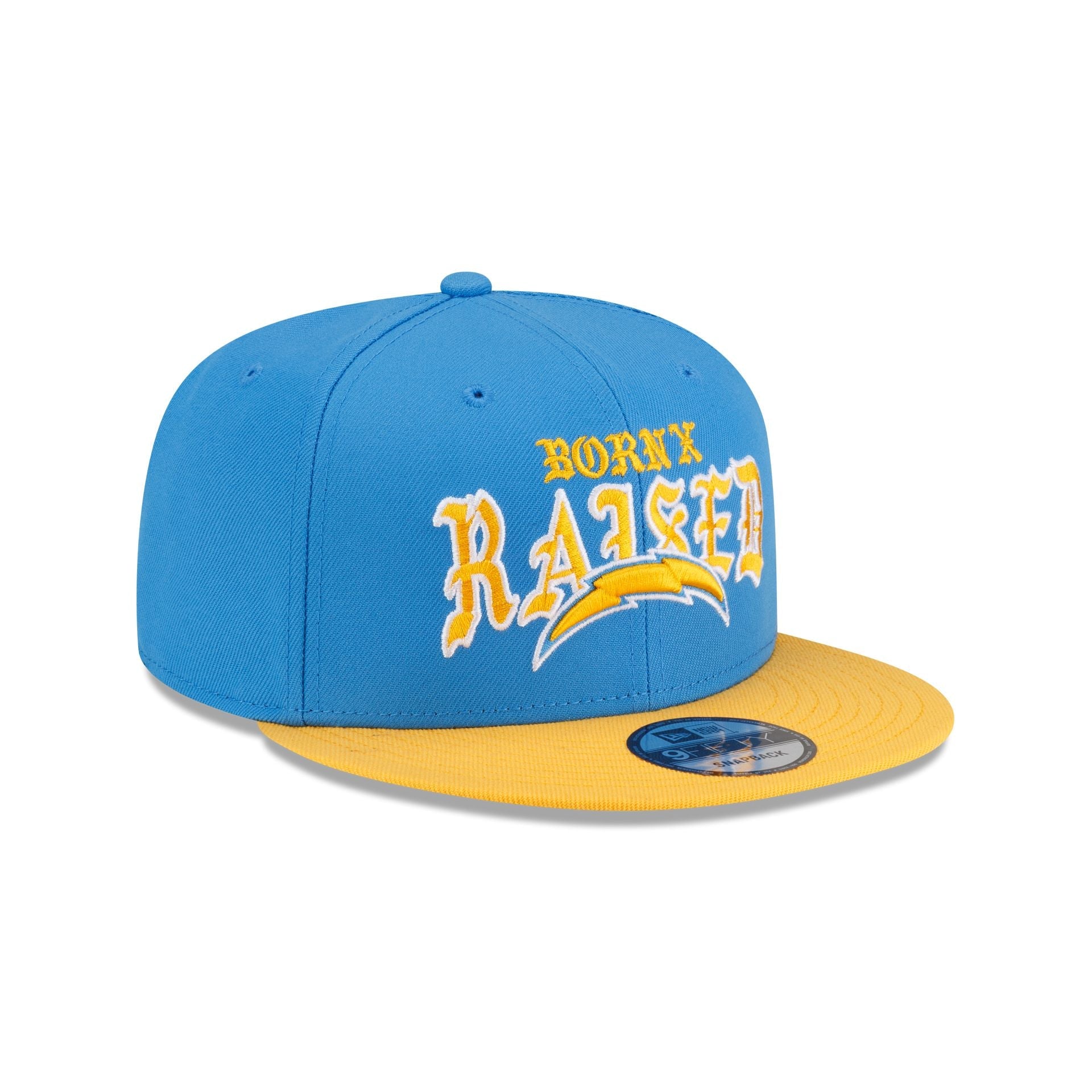 Born x Raised x Los Angeles Chargers Two-Tone 9FIFTY Snapback Hat