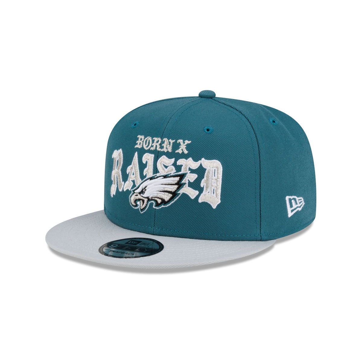 Born x Raised x Philadelphia Eagles Two-Tone 9FIFTY Snapback Hat