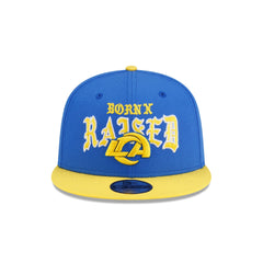 Born x Raised x Los Angeles Rams Two-Tone 9FIFTY Snapback Hat