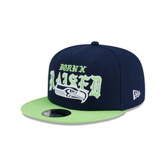 Born x Raised x Seattle Seahawks Two-Tone 9FIFTY Snapback Hat