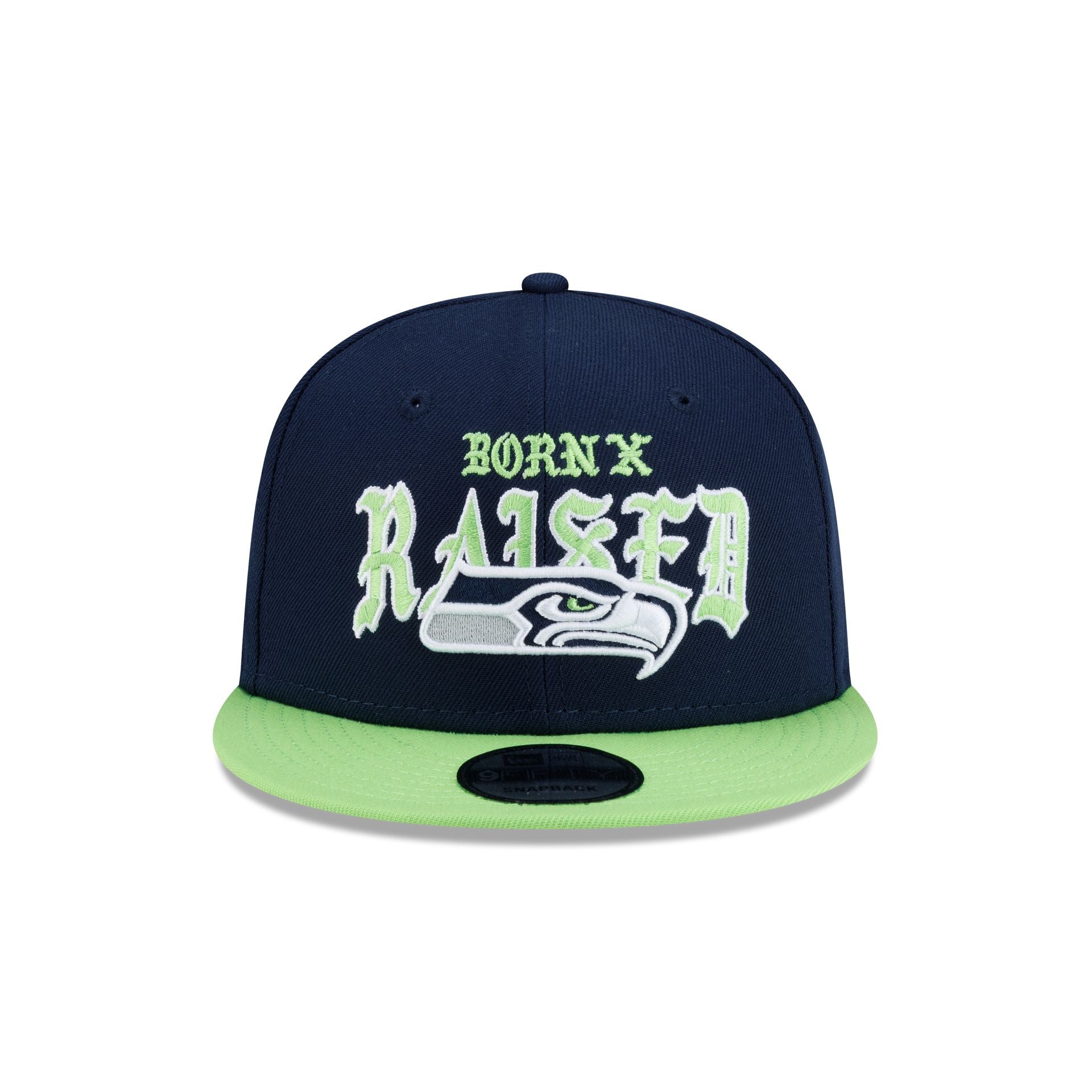 Born x Raised x Seattle Seahawks Two-Tone 9FIFTY Snapback Hat