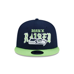 Born x Raised x Seattle Seahawks Two-Tone 9FIFTY Snapback Hat