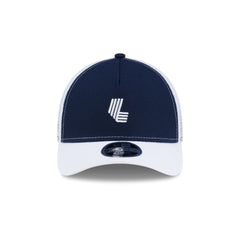 LIV Golf Navy 9FORTY M-Crown Trucker Hat