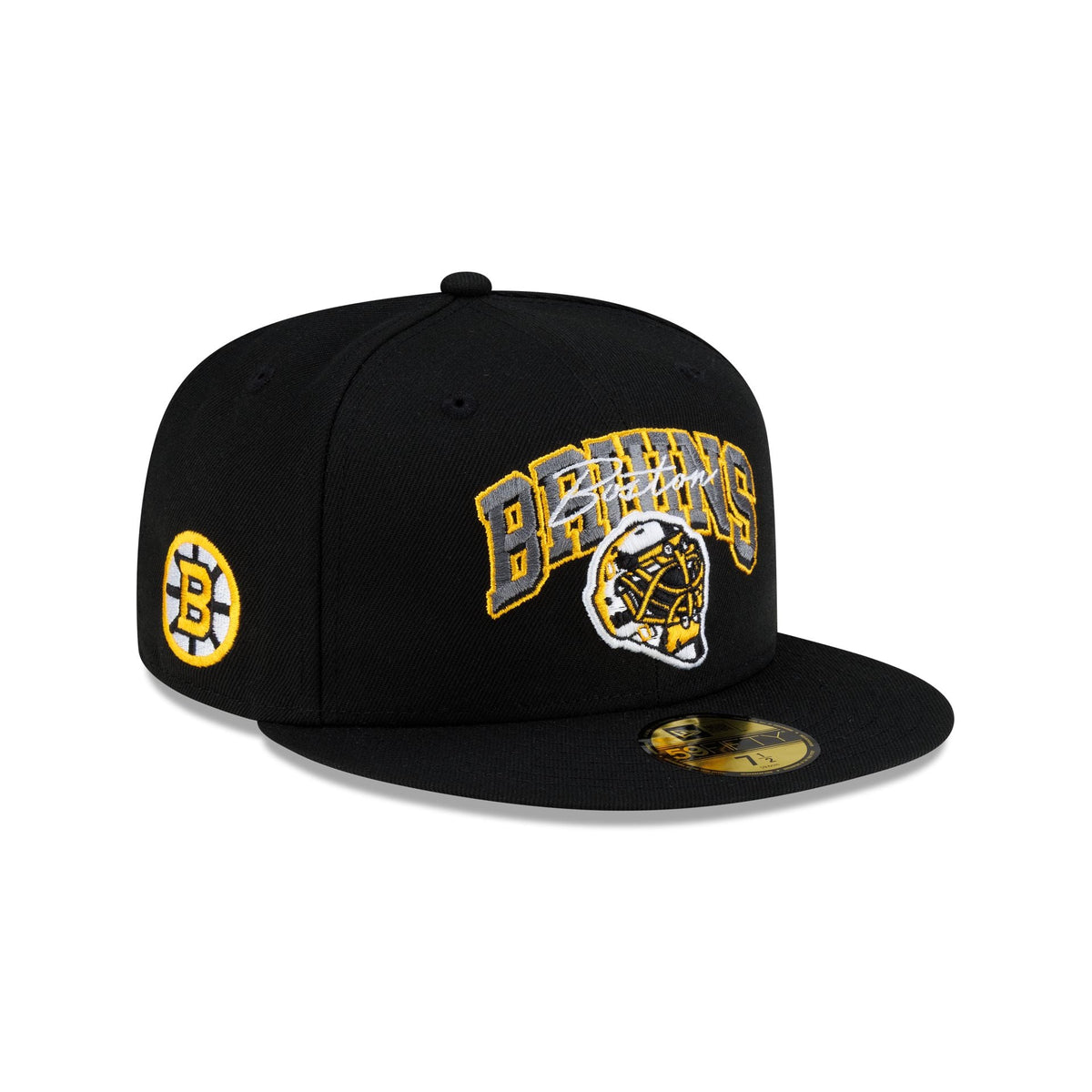 Boston Bruins Arch Mask 59FIFTY Fitted Hat