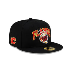 Calgary Flames Arch Mask 59FIFTY Fitted Hat