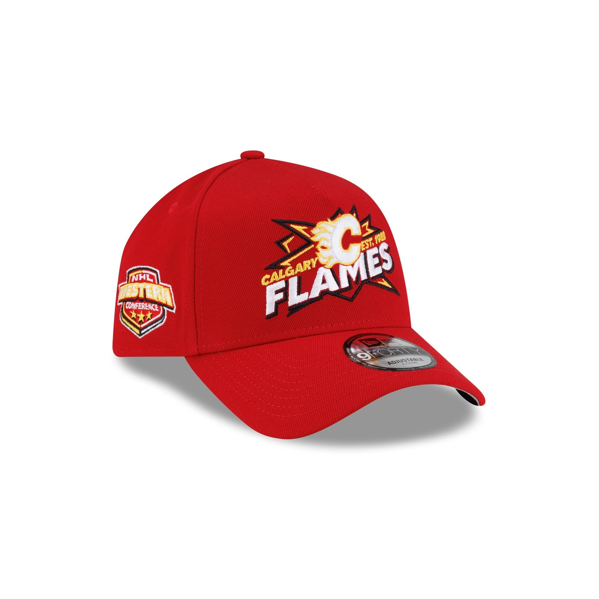 Calgary Flames Top Shelf 9FORTY A-Frame Snapback Hat
