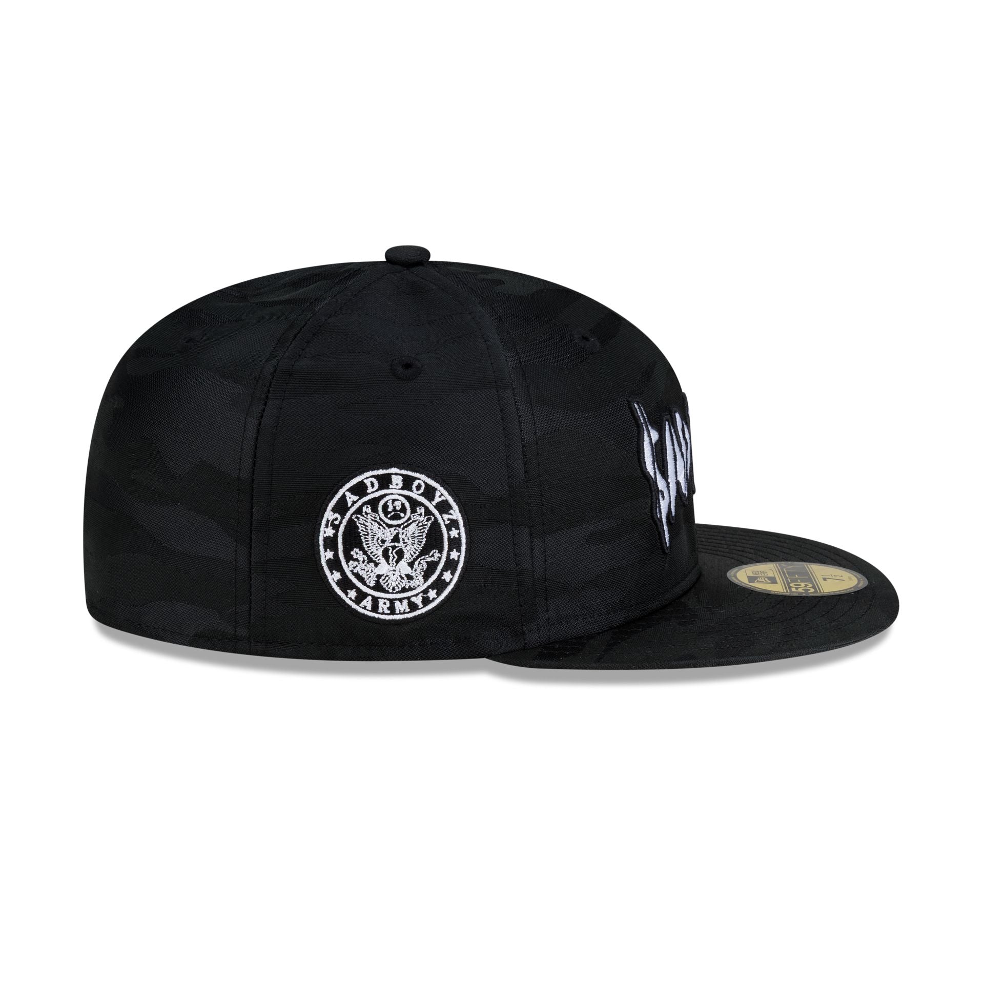 $AD BOYZ x New Era Cap Black Camo 59FIFTY Fitted Hat